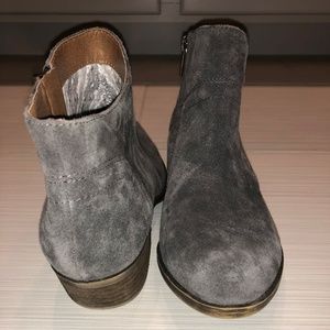 Size 8 Lucky Brand Suede Booties